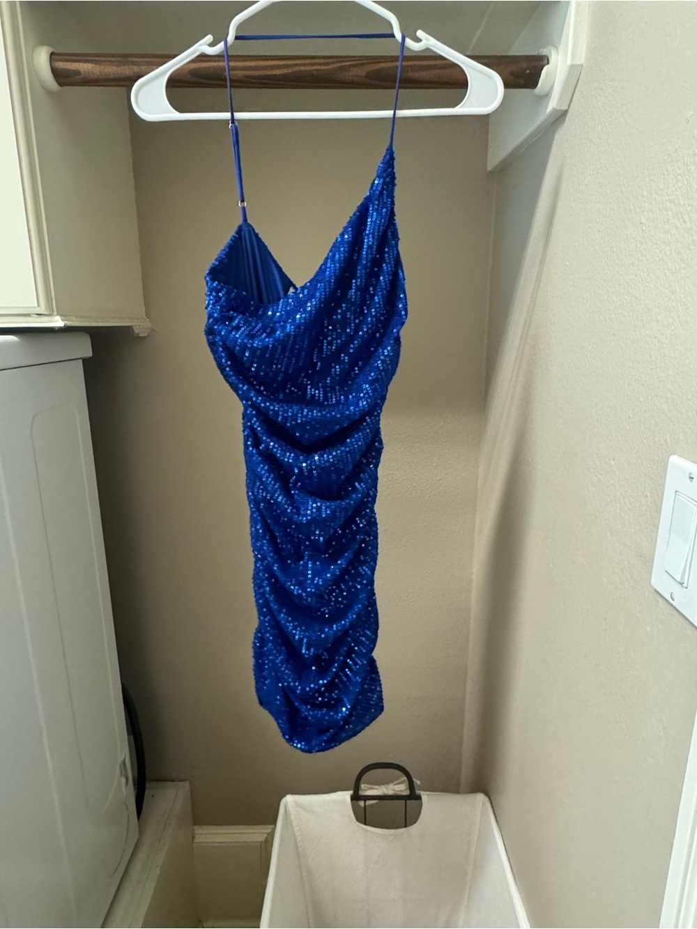Sequin one shoulder bodycon Homecoming dress